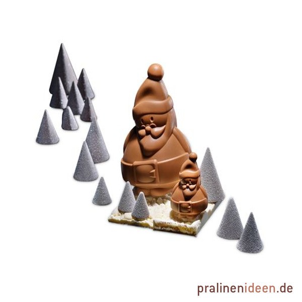 PVC-Schokoladenform großer Weihnachtsmann