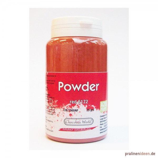 Lebensmittel-Pulverfarbe CW Rot 25g
