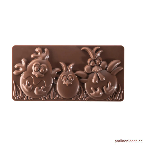 Schokoladentafel-Form Easter friends (PC5049)