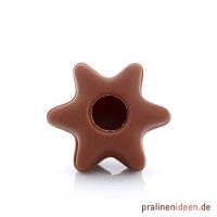 Hohlkörper Stern Vollmilch, 1 Lage mit 42 Stück