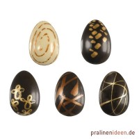 Blisterfolie Kunst-Eier gold