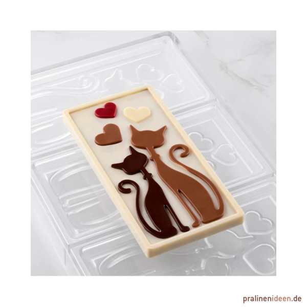 Schokoladentafel-Form Katze Minou (PC5080)