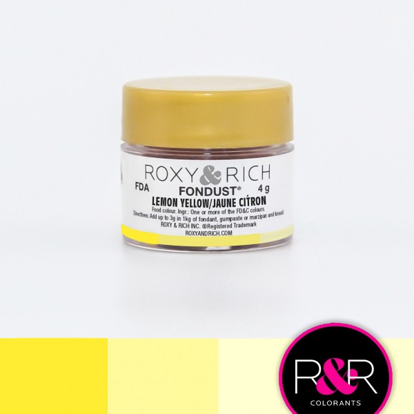 4g R&R Fondust Lemon Yellow