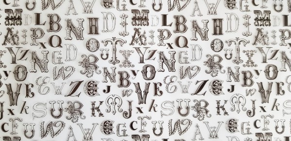 Transferfolie Alphabet