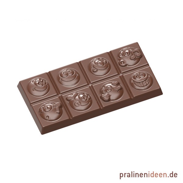 Schokoladentafel-Form Smiley (CW1589)