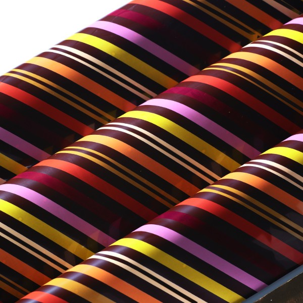 Transferfolie bunte Streifen