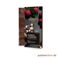 100g Tafel Cluizel Framboise 72%