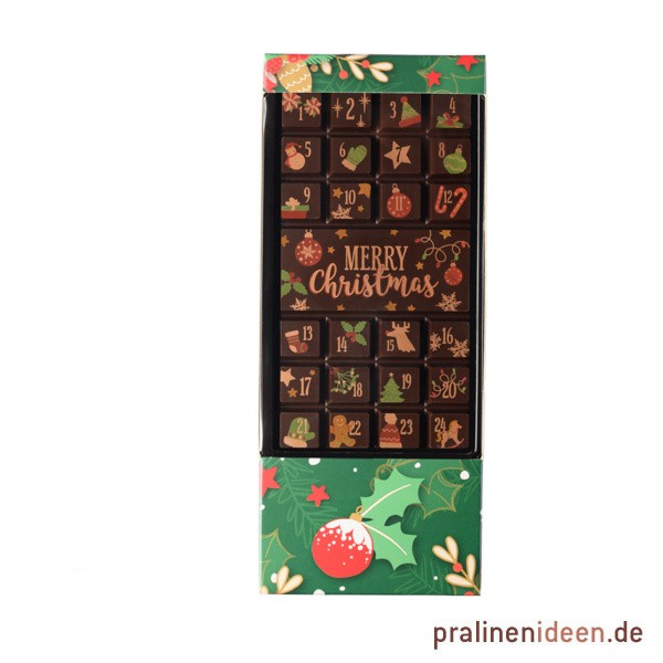Adventskalender klein zartbitter 70g
