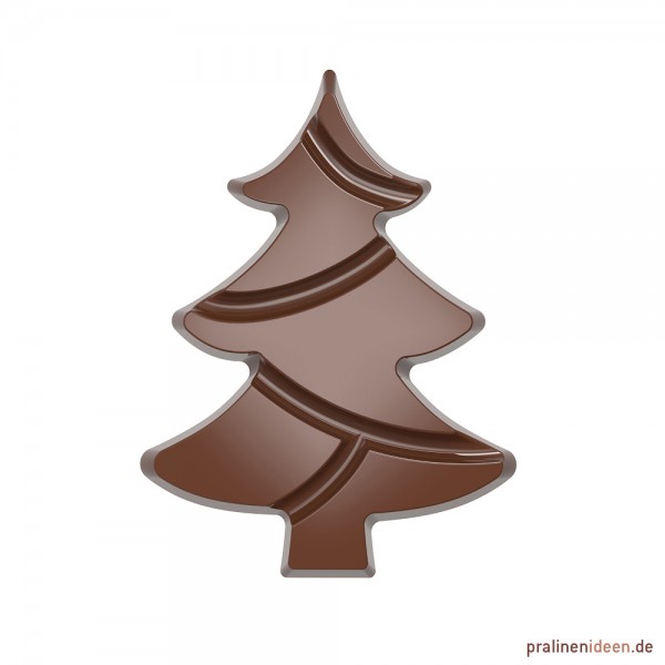 Schokoladentafel-Form Weihnachtsbaum (CW12008)
