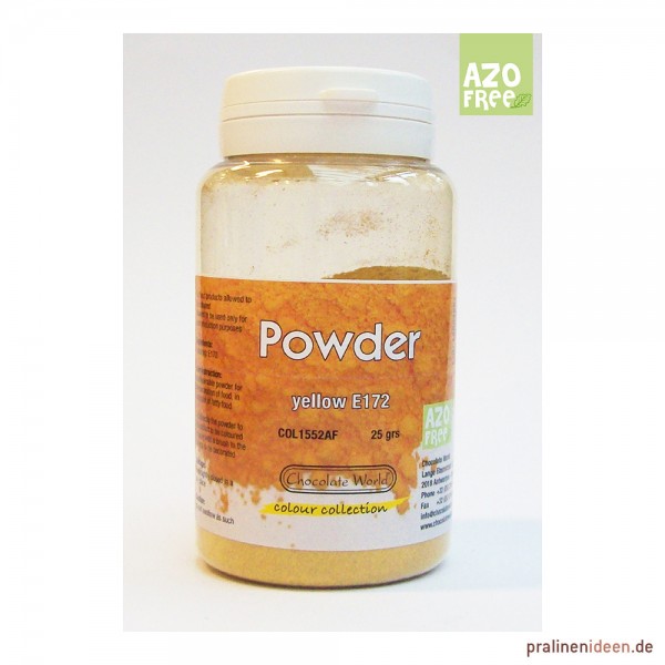 Lebensmittel-Pulverfarbe CW Gelb 25g