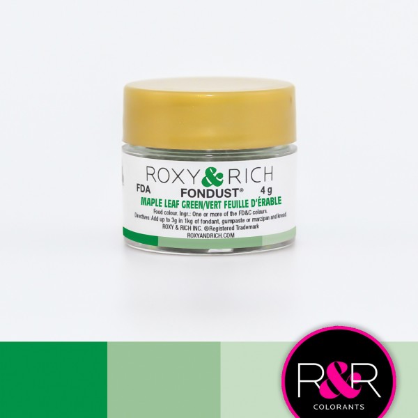 4g R&R Fondust Maple Leaf Green