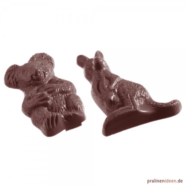 Pralinenform Känguru und Koala (CW1172)