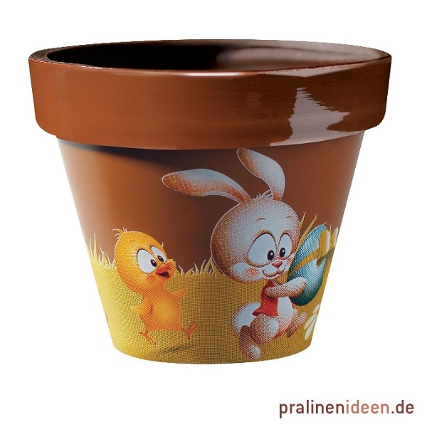 Transferfolie für Gießform Blumentopf Küken