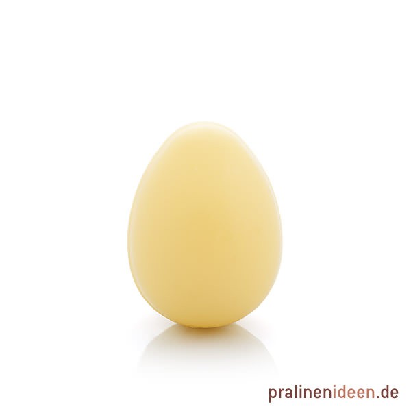 Mini-Ei weiße Schokolade, 1 Lage mit 63 Stück