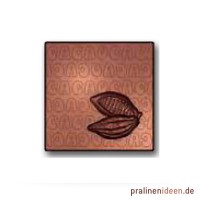 Quadrat-Tafel mit Kakaofrucht (15989) Quadrat-Tafel mit Kakaofrucht (15989)