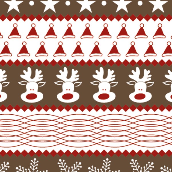 Kleine Transferfolie Weihnachts-Rentier